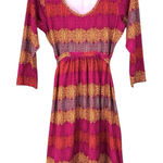 Merrell  Colorful Tie Waist Dress 3/4 Sleeve Women’s Size Medium Photo 0