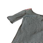 Volt Designs Rose Print Dress Stripe Back Colorful Stretch Size 3 Large Women's Pink Photo 8