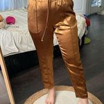 Cinq à Sept Cinq a Sept Women’s Extra Small Adalie Hammered Satin Pants Cinnamon Photo 0