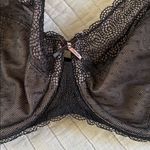 Chantelle  black lace mesh dark sexy romantic goth bra 40DD Photo 1