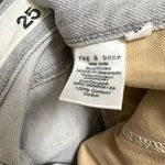 Rag and Bone Anchor Denim Jean Skirt Midi A-Line Frayed Hem Gray size 25 Photo 6