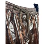 ALC Frank A.L.C. Ryder Metallic Gold 100% Linen Short Drawstring Sz Small Women's Photo 2