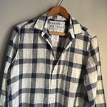 Frank & Eileen NEW  Navy Grid Eileen Woven Button Up Shirt xxs Photo 4