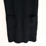 Club Monaco 100% Merino Wool Sweater Dress Black Small Photo 2