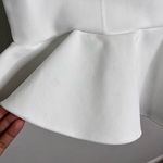 NEW Dodiee Dress Anne‎ Sculpt Knit Mini Dress White Size S Photo 8