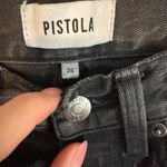 Pistola  Cassie high rise straight leg Distressed Black Women's Jeans. Size 26 Photo 3