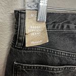 Madewell Women's Baggy Straight Jeans Black Size 27 Distressed Denim Photo 6