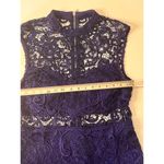 B Darlin  Mock Neck Illusion Lace Bodycon Dress Juniors 13/14 Women’s‎ Large Photo 14