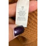 Aerie Oversized Boho Knit Soft Drop Sleeve Tan Crewneck Sweater Size XS Photo 8