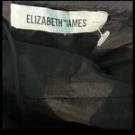 Elizabeth and James  Black Mila Halter Maxi Gown Slit Dress‎  Evening Designer XS Photo 9