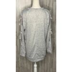 Lane Bryant Women's Gray Graphic Sweatshirt Size 14 Long Sleeve Casual Photo 2