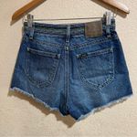 Lee  | vintage rainbow stitch distressed high rise cut off shorts 27 Photo 6