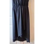 Kenneth Cole New York Sleeveless Black V-Neck faux wrap Dress Sz 12 Photo 2