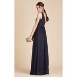 Birdy Grey  Lianna Bridesmaid Dress Pockets Navy Blue Medium Photo 2