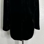 Madewell  Black Velvet Oversized Dorset Blazer, Sz Small Photo 11