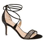 Pour La Victoire  Black Lace Heels Photo 0