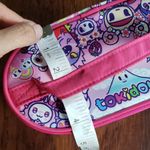 Tokidoki Pink Japanese Sakura Floral Fuji Zippered Cosmetic Bag Photo 7