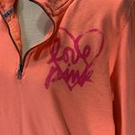 PINK - Victoria's Secret PINK Victoria’s Secret Pullover Bright Orange Sweatshirt Size Medium Photo 1