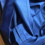 Eliza J  Satin Bodycon purple Blue 1 Shoulder Bow SZ S 8 runs small Belt … Photo 8