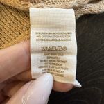 Free People Women's Taupe/Brown Open Knit Long Sleeve Pullover Sweater Small Photo 7