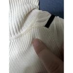 Donna Gray White Tank Top Women's Size Large Career Wear Corpcore Office Scrunch Photo 4