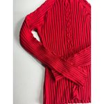 Willi Smith Ribbed Knit Turtleneck Sweater Braided Detail Long Sleeve Pullover Photo 2