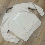 Reebok Women’s Cream Crew Neck Sweatshirt Photo 0