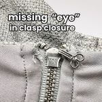 White Fox Boutique White Fox Silver Metallic Corset Top Glitter Bustier XS Photo 8