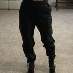 ZARA faux leather jogger fit pants. S Photo 2