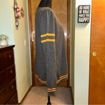 Harry Potter gray and yellow Griffindor cardigan size XL Hogwarts Photo 1