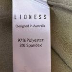 LIONESS NEW  Steinway Green Belted Tailored Collar Jacket Mini Blazer Dress Sz XS Photo 9