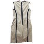 Dolce & Gabbana Lace Cotton Military Tan & Black Fitted Dress Size 44 / Medium Photo 1