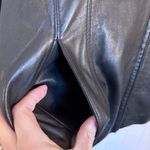 Siena 100% Leather Black Jacket Full Zip High Neck Lined Women’s Size Medium Photo 5