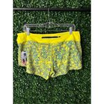 Rabbit NWT Lined Catch Me If You Can Aurora Yellow Printed Shorts Sz XL Photo 2