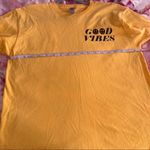 Gildan handcrafted “good vibes” Yellow Graphic unisex T-Shirt xl NWOT Photo 6