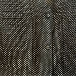 Torrid ⭐️ sleeveless black and white polka dot pleated chest blouse size 4 Photo 11