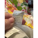 Lilly Pulitzer LILLY PULITIZER Pink White Green Floral Print Crochet Patchwork Skirt Size 14 Photo 6