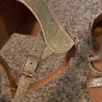 Olivia Miller Gold Strappy Sandals Photo 3