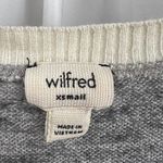 Wilfred  Grey V Neck Oversized Sweater Size XS Photo 3