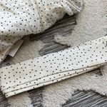 Eloquii White Polka Dot Smocked Front Ruffle Linen Mini Dress NWT Photo 7