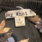 Say What? HP! Say What? s off the shoulder black floral crop Photo 2