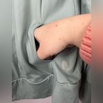 Balance Collection by Marika Tek Green-Blue Asymmetrical Quarter Zip Sweatshirt Photo 4