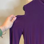 Clara Sun Woo Deep Purple Long Sleeve Dress Size M Photo 1