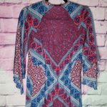 Ba&sh USSO FRAMBOISE MIXED PRINT HI LOW RUFFLE DRESS FRAMBOISE 0 USA 4 Photo 3