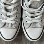 Converse Women’s size 5 low heathered gray slip on Chuck Taylor all star shoes Photo 1