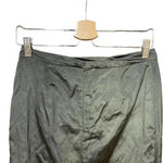 Dries Van Noten  Singer Skirt Black Crinkle Satin Jacquard Size 38 / US‎ 6 Photo 2