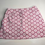 Sigrid Olsen  Pink and White A-Line Skirt Photo 0