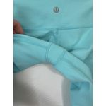 Lululemon  Women’s Teal Mid Rise Leggings Cropped 21” Size‎ 2 Stretch Yoga Run Photo 5