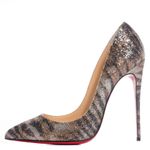 Christian Louboutin Pigalle Follies Glitter Sirene Stiletto Heels Shoes Size 37 Photo 14