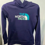 The North Face purple and turquoise hoodie women’s size small B11 Photo 0